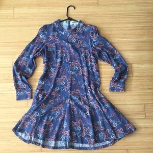 Cute, long sleeve, mini dress.